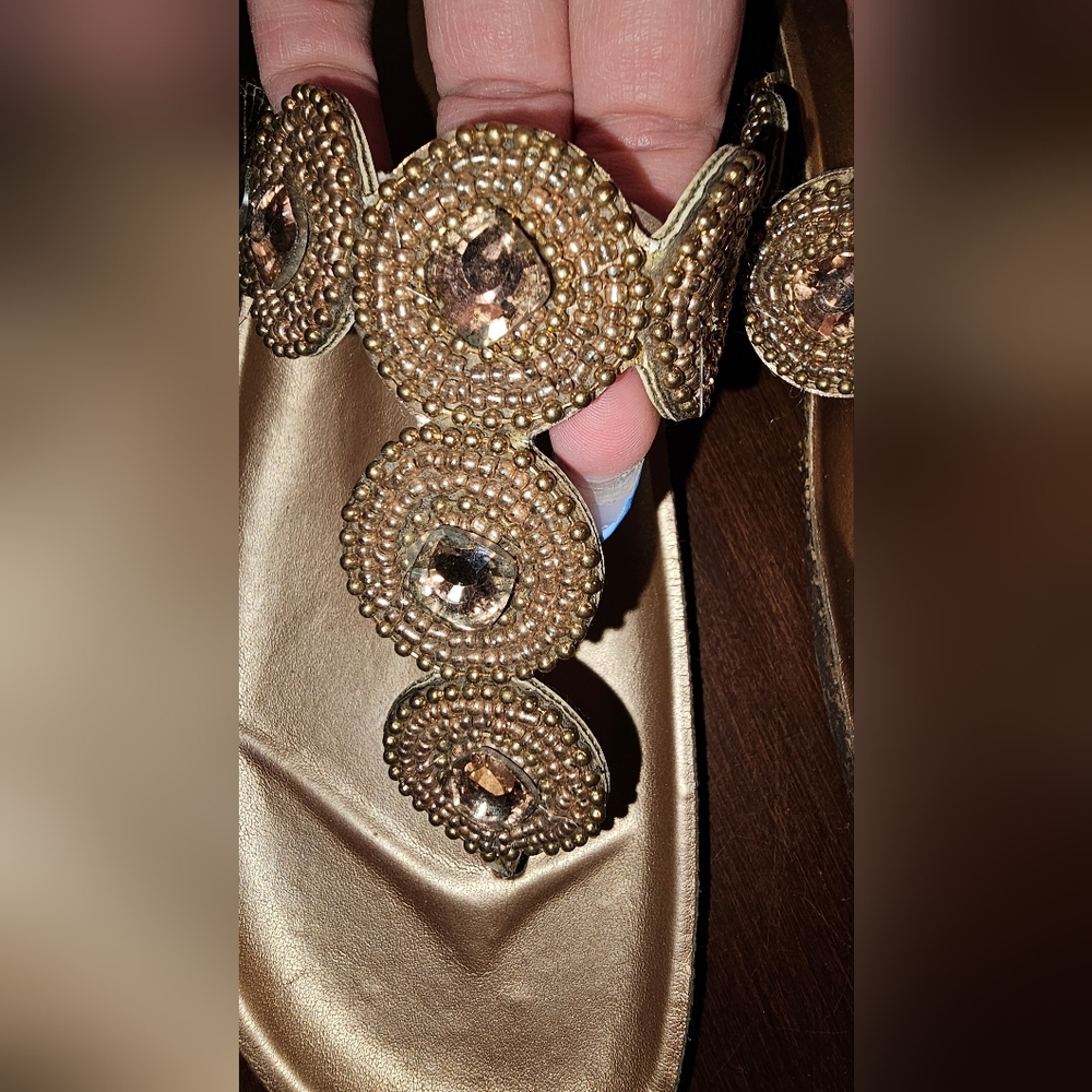 Gold Sandals